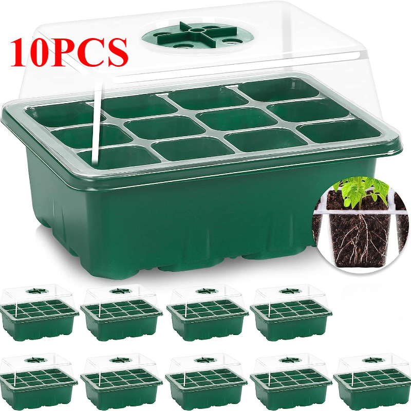 Dome Propagation Kit - 10 adet fide tepsileri tohum başlangıç