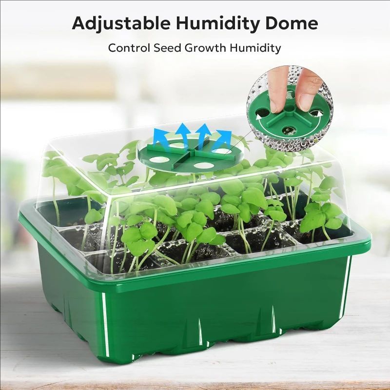Dome Propagation Kit - 10'lu/5'li Paket Fide Tepsileri Tohum Başlangıç
