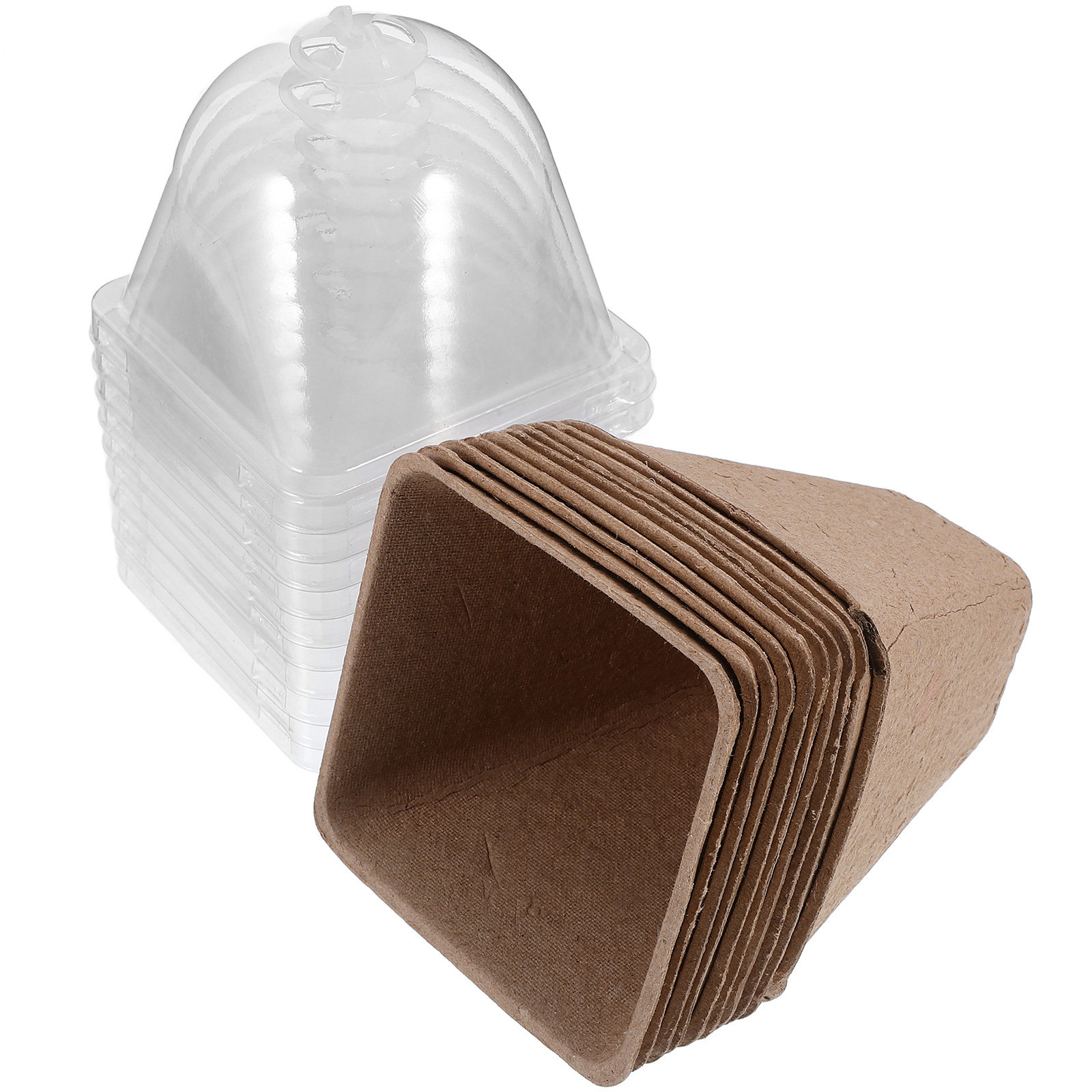 Dome Propagation Kit - 10 Adet Sürdürülebilir Fide Başlangıç Saksı