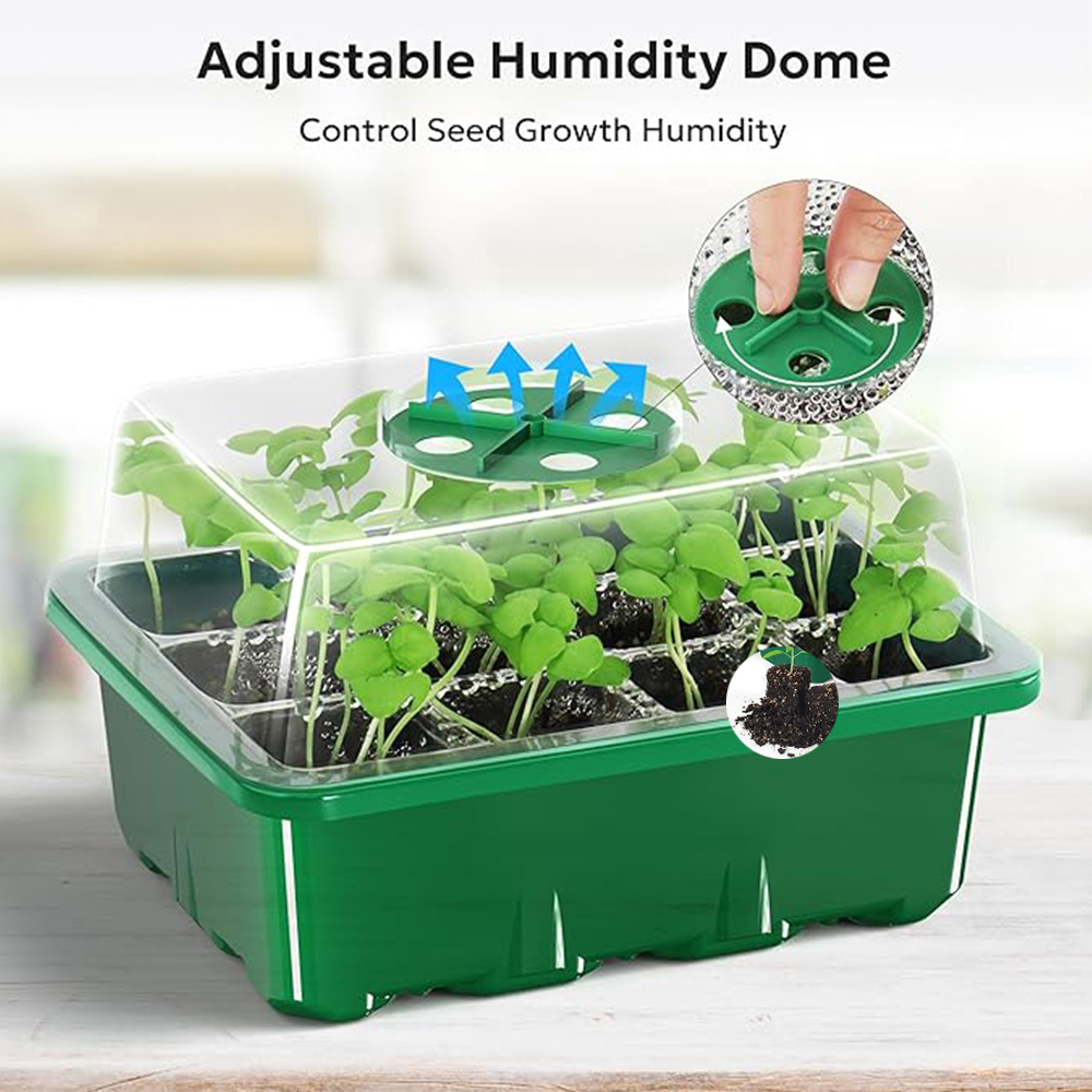 Dome Propagation Kit - 10'lu Set Fide Yetiştirme Tepsileri, Tohum