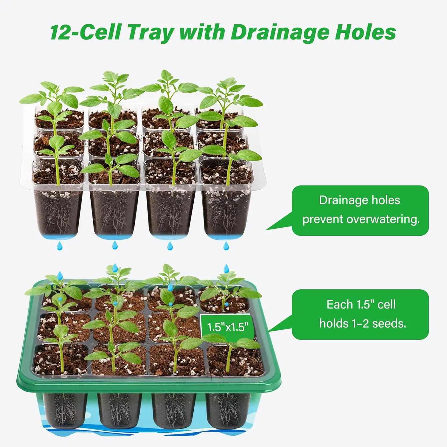 6/12 Bölmeli Yetiştirme Başlan - Dome Propagation Kit incelemesi ve fiyatı