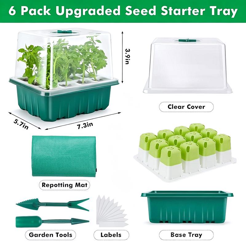 1 takım tohum başlangıç ​​teps - Dome Propagation Kit incelemesi ve fiyatı